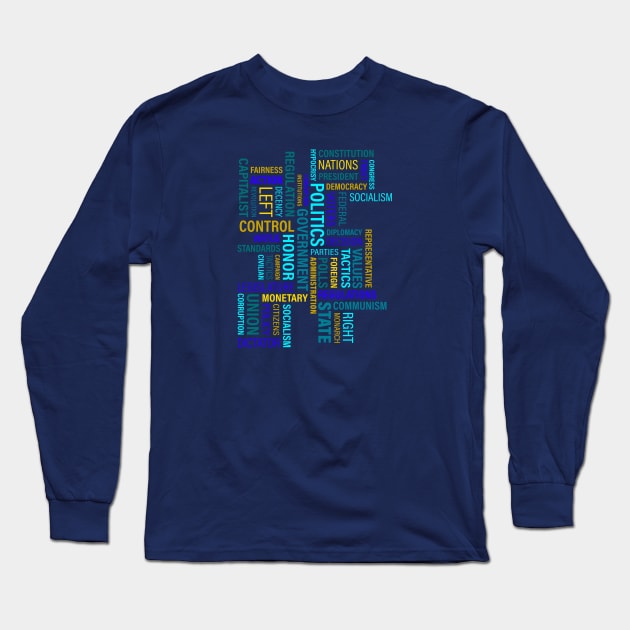 Words Power For Live Long Sleeve T-Shirt by Cds Design Store